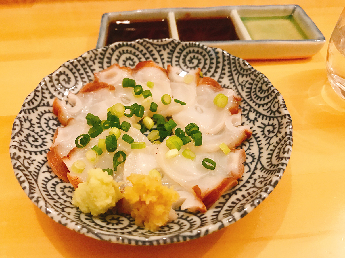 北海蛸の刺身　600円