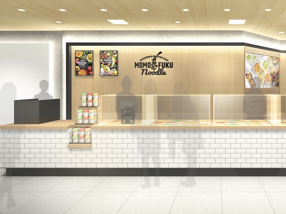 未来型カップヌードル専門店「MOMOFUKU NOODLE」が大阪にオープン！