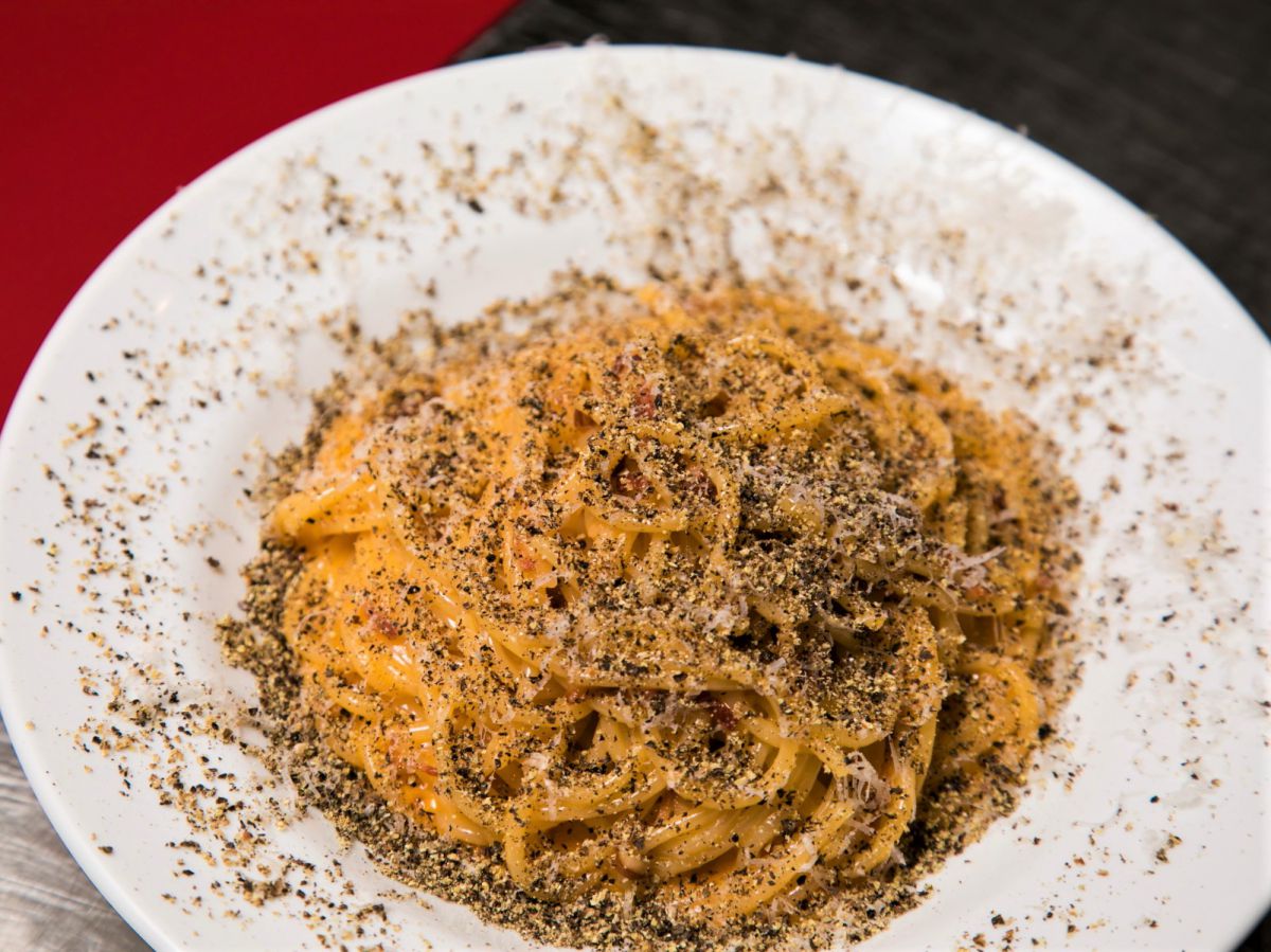 スパゲッティ辛ボナーラ 1500円