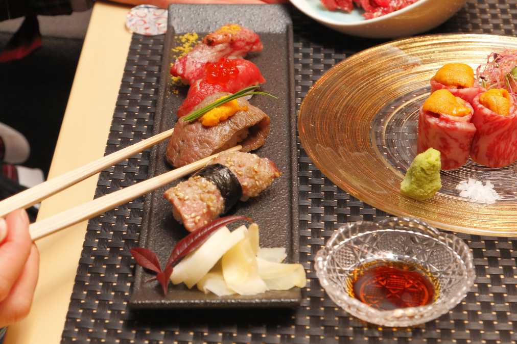 和牛の握り(4貫) 3100円