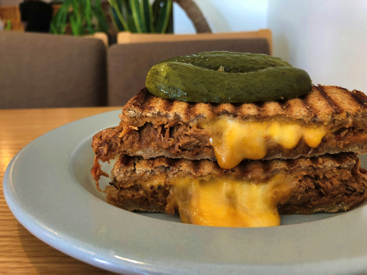 とろ～りチーズがたまらない、本場の味を再現したアメリカンホットサンド！