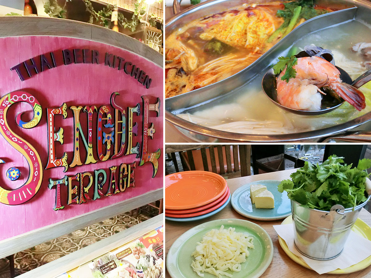 エスニック好き歓喜！2種のスープが沁みる「センディーテラス」のタイスキ