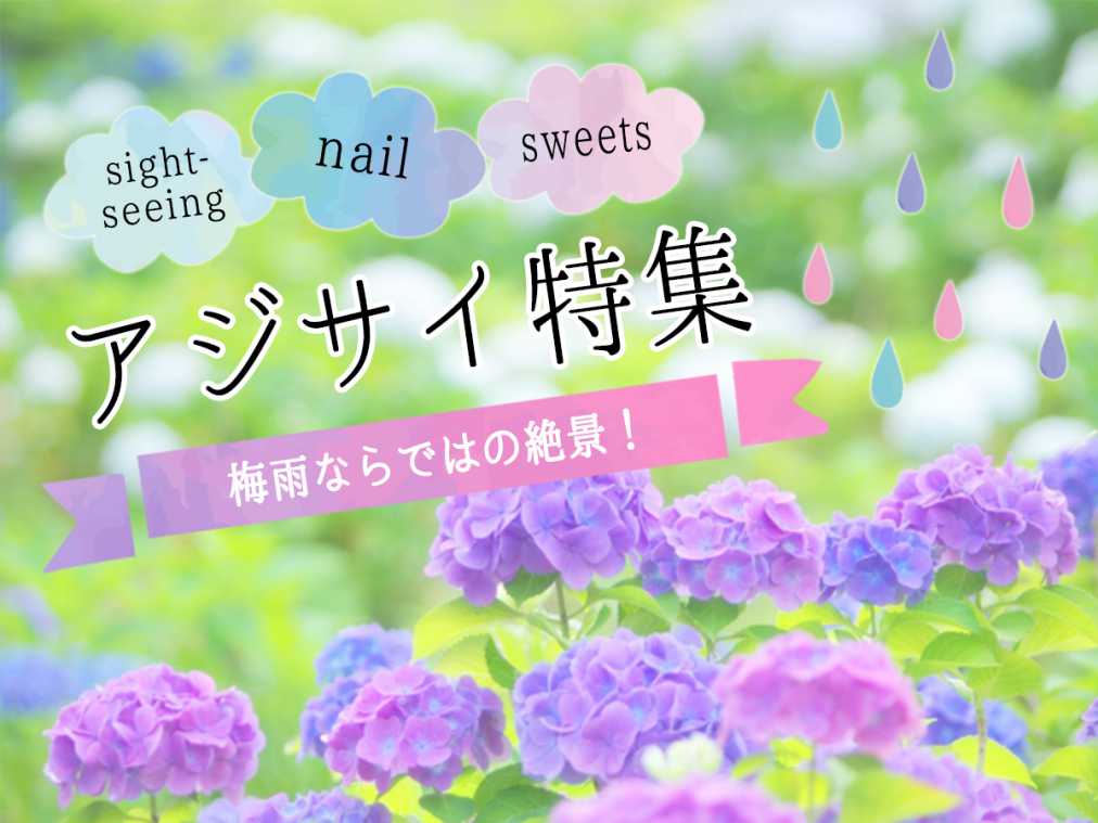 梅雨ならではの絶景！アジサイ特集