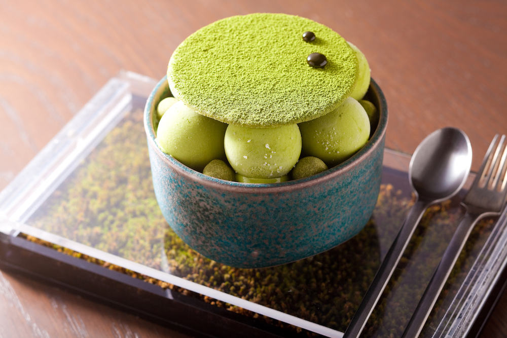 京の盆栽（抹茶パフェ）1300円