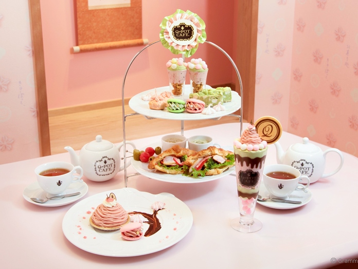 Q-pot CAFE.春限定“サクラ”メニュー＆予約必須のお花見パーティープラン