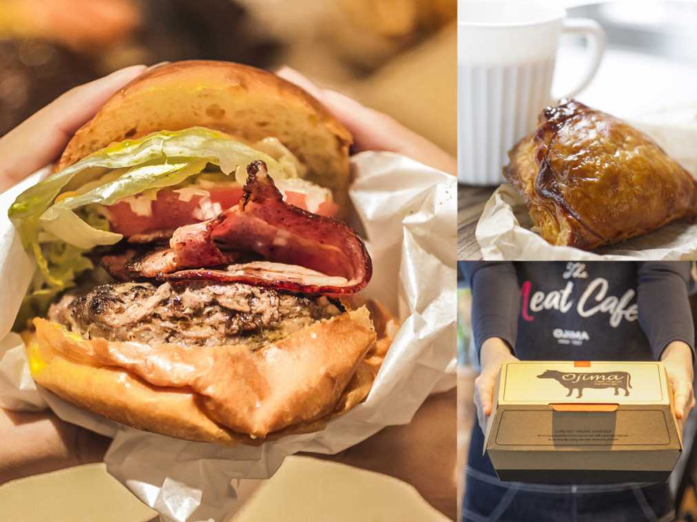 老舗精肉店直営のミートカフェで肉汁ほとばしるハンバーガーを