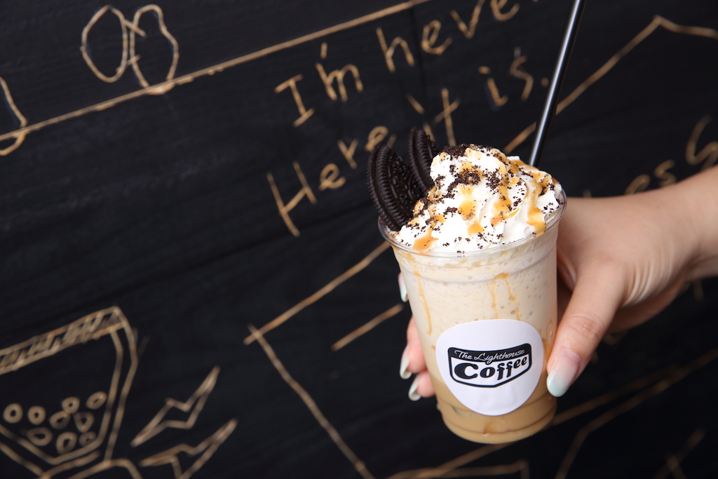 キャラメル・オレオ・フローズンラテ580円