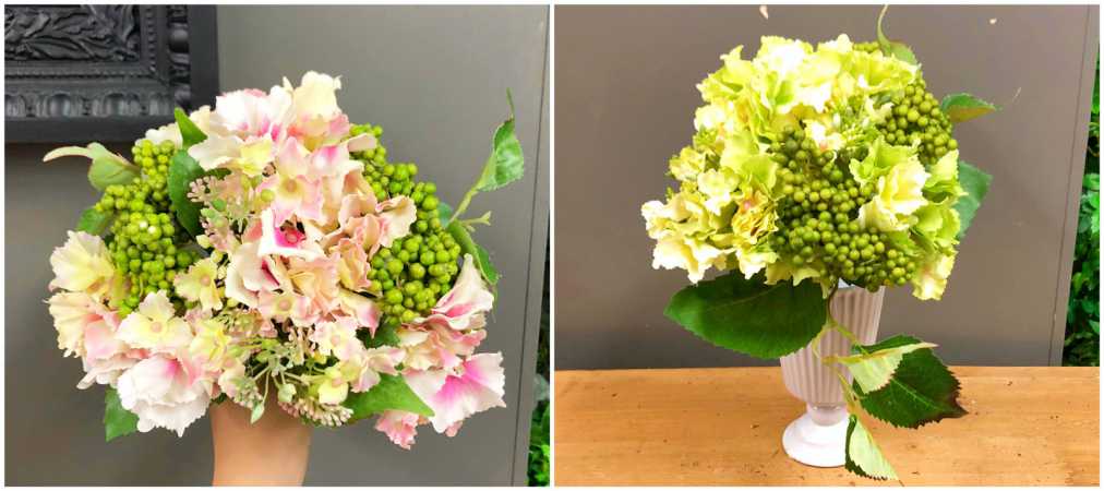 ともに「ハイドランジアブーケ」2419円