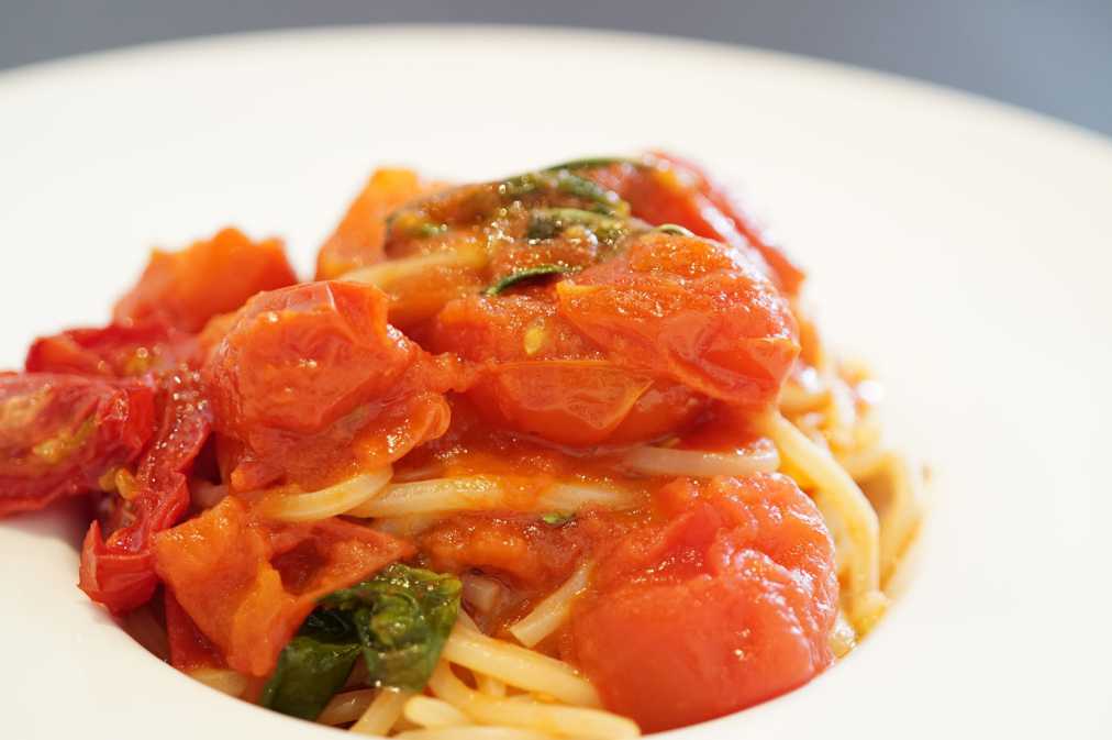 6種のトマトを使ったソースのパスタ