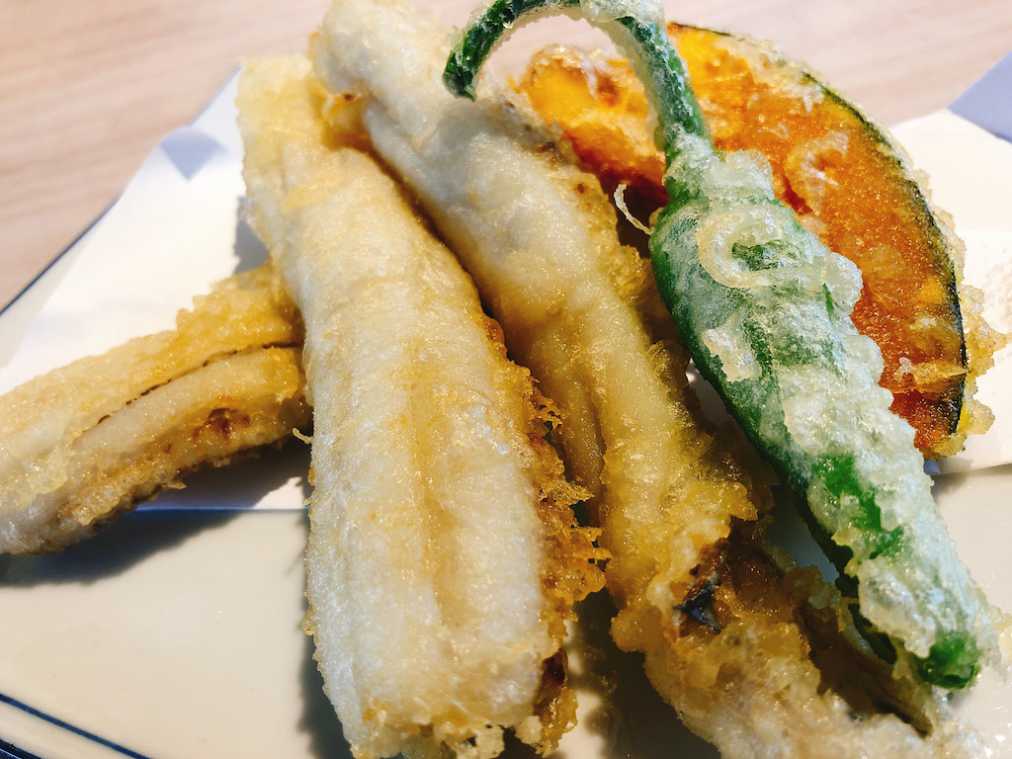 太刀魚の天ぷら650円（ランチ価格）