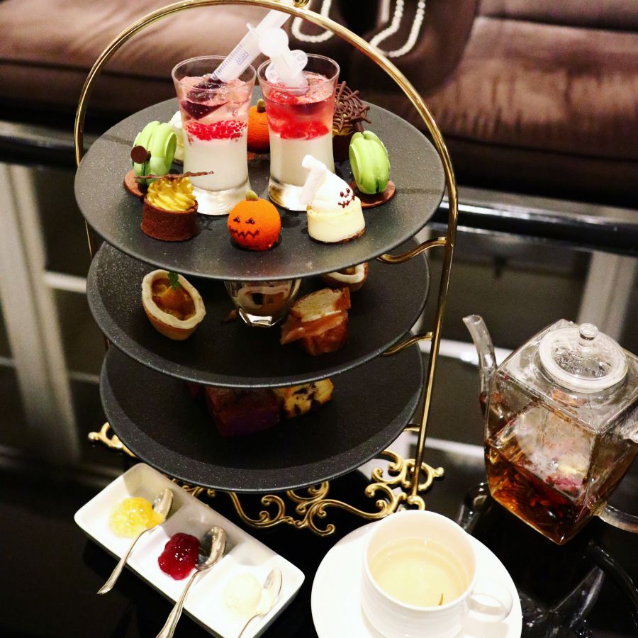 ハロウィンアフタヌーンティー（写真は2人前）