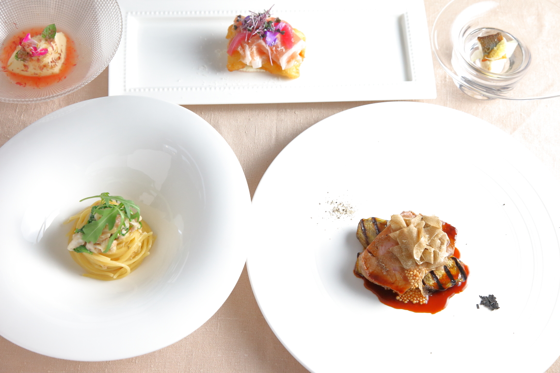 ランチの一例　3800円（「るるぶモール レストラン予約」予約限定）