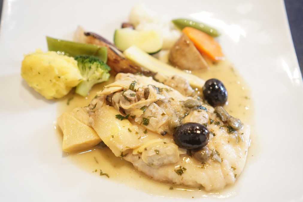 長崎産的鯛のソテー