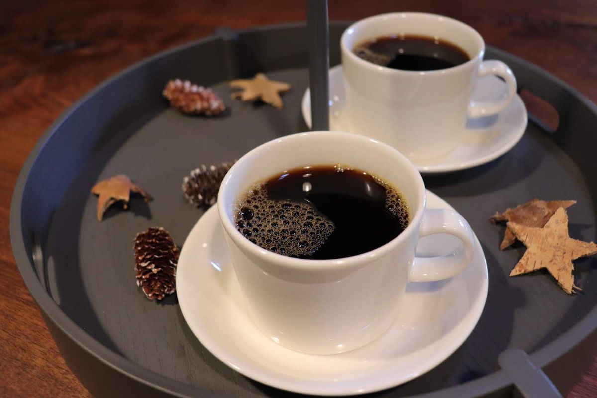 コーヒー（琵琶湖ブレンド）、（百町ブレンド） 各500円（税別）