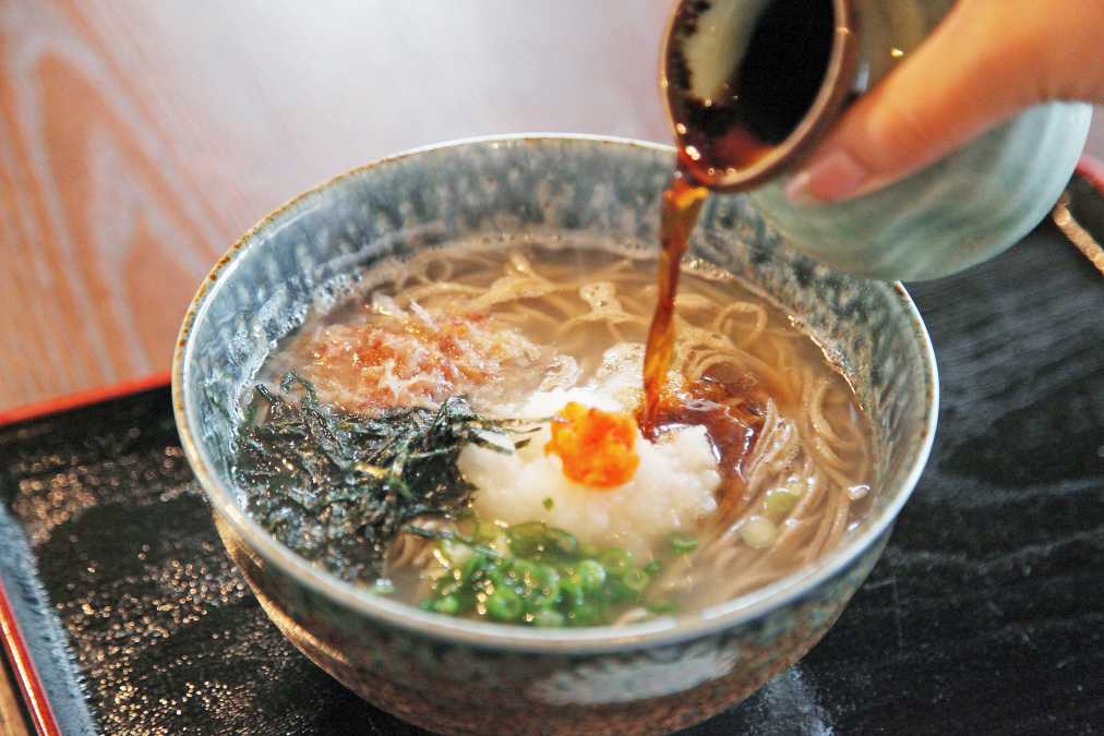 釜あげそば720円