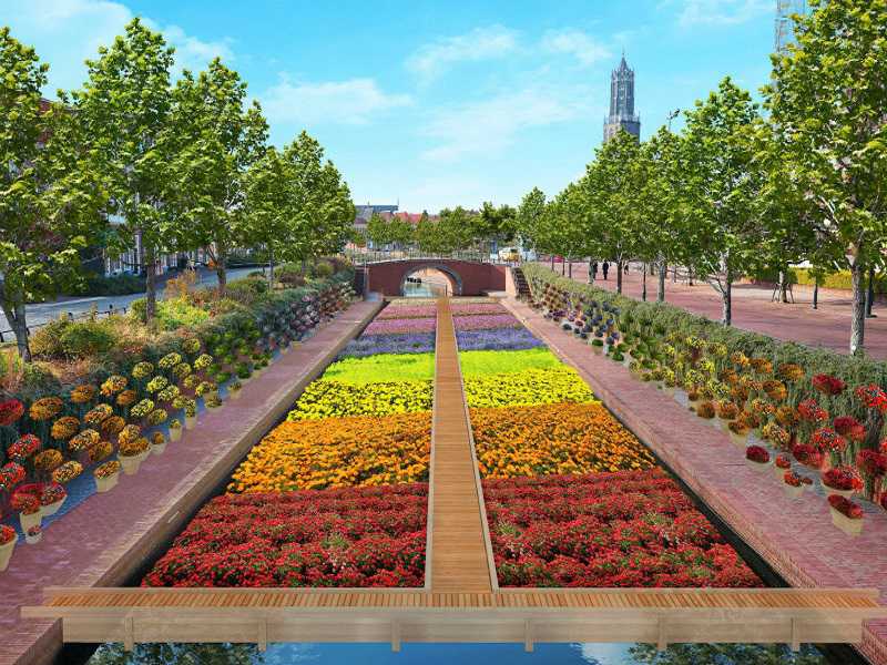 ロマンティックすぎる！2018年初開催　ハウステンボスの「花の大運河」