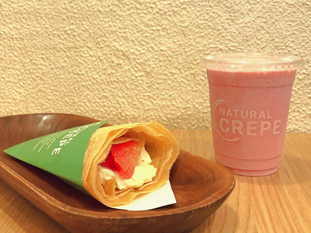 ヨーグルト×グレープフルーツ!?意外な組み合わせの自然派クレープに夢中