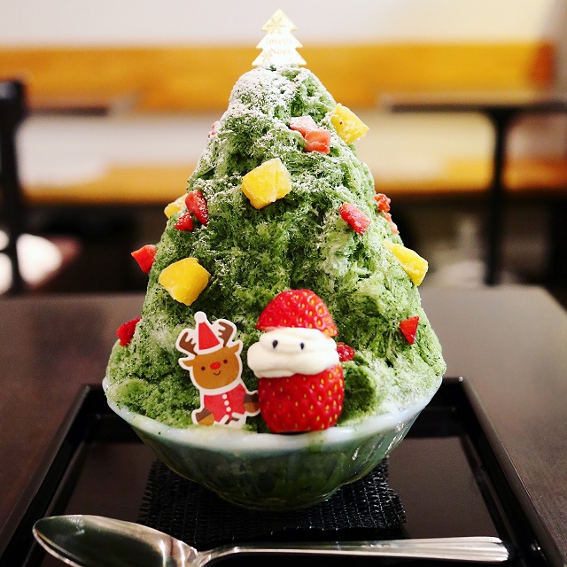 クリスマス限定かき氷「もみの木」1,100円（税込）