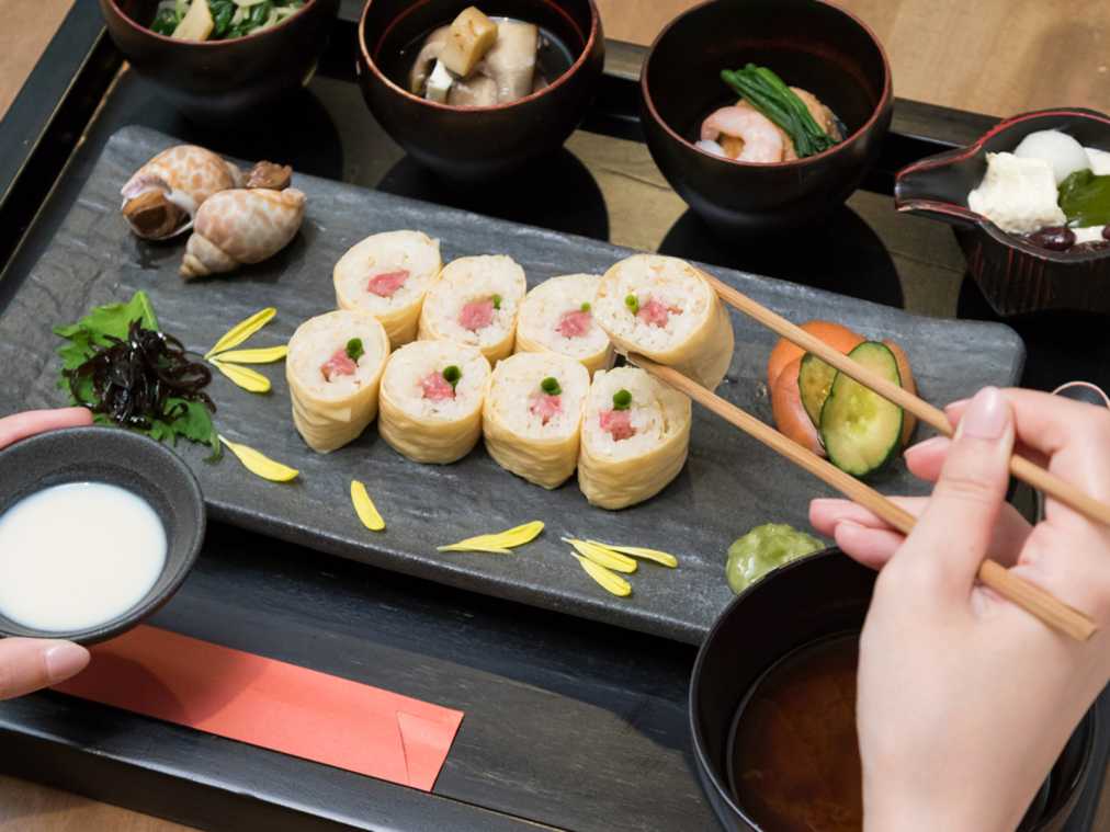 日光名物湯波×和牛!和牛とご飯を湯波で巻いた濃厚な湯波巻きを食べに