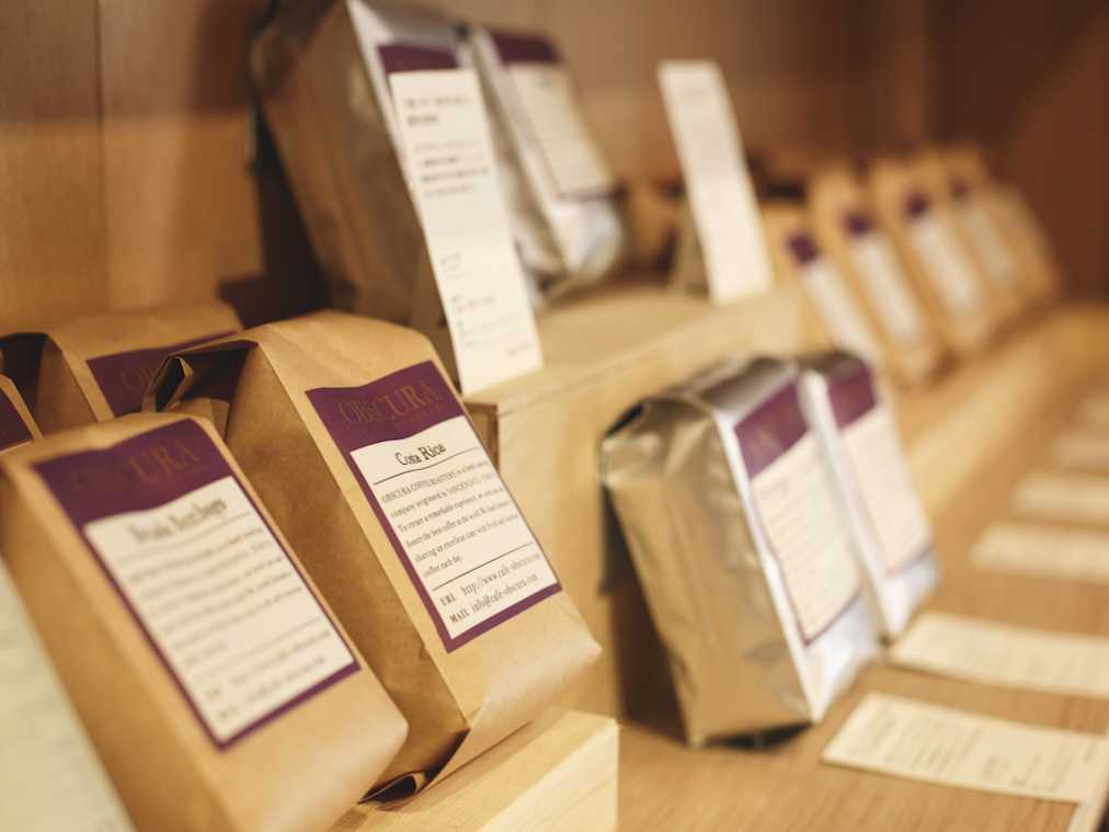 店内では、もちろん自家焙煎のコーヒー豆も購入可能