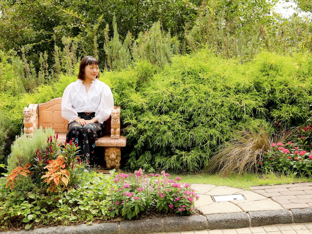 テラスから神戸の街を一望。ハーブの香りに包まれて、リラックスできる休日ティータイム