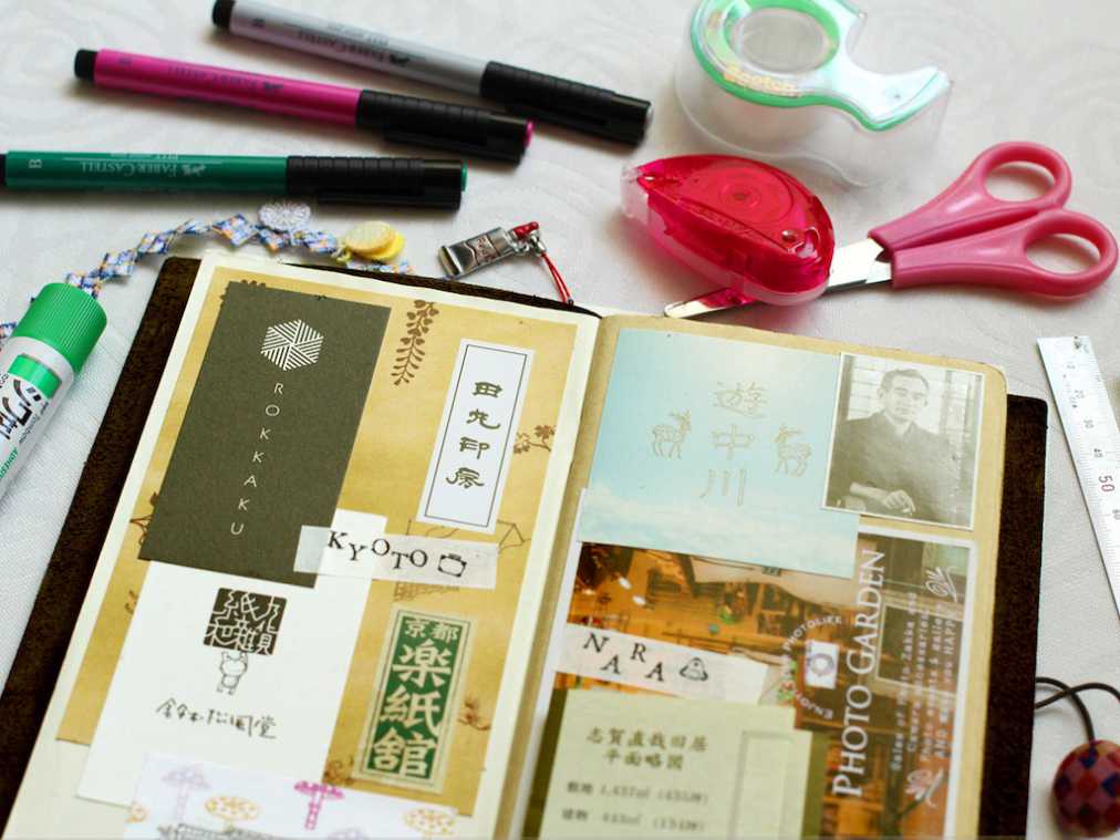 旅ノートづくりのきほん“貼る”と“書く”【mini_minorの旅ノートレッスンvol.3】