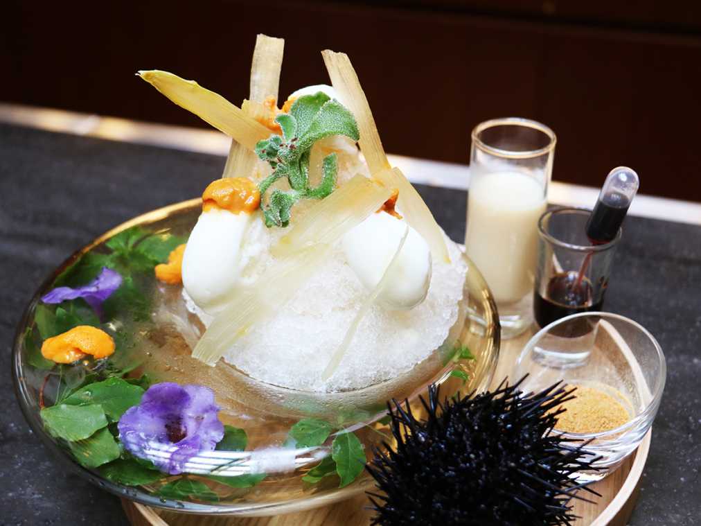 うにがかき氷に⁉「ストリングスホテル東京インターコンチネンタル」のバーで味わう 大人の夏スイーツ