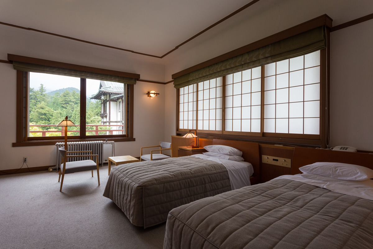 本館にあるアインシュタインが宿泊した客室