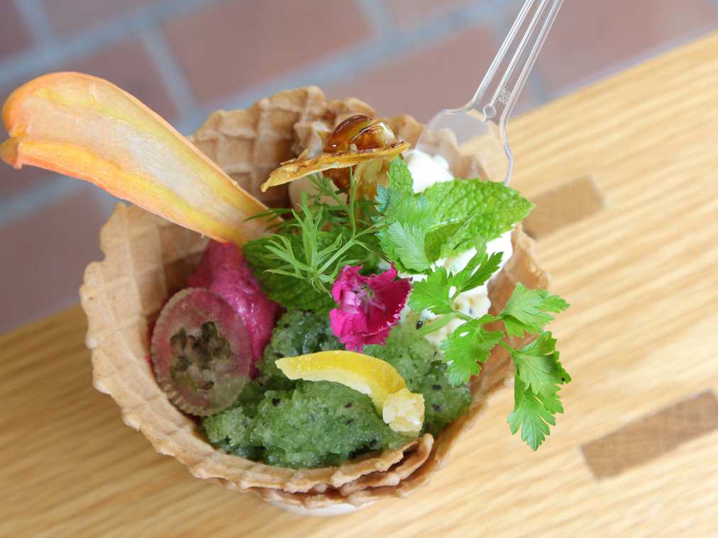 罪悪感なく食べられる、お野菜とハーブのフォトジェニックなジェラート！