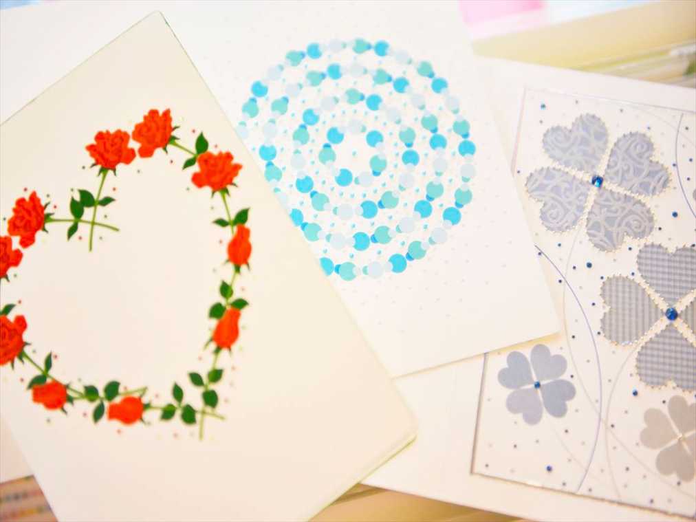 手づくりグリーティング・カード　648円〜