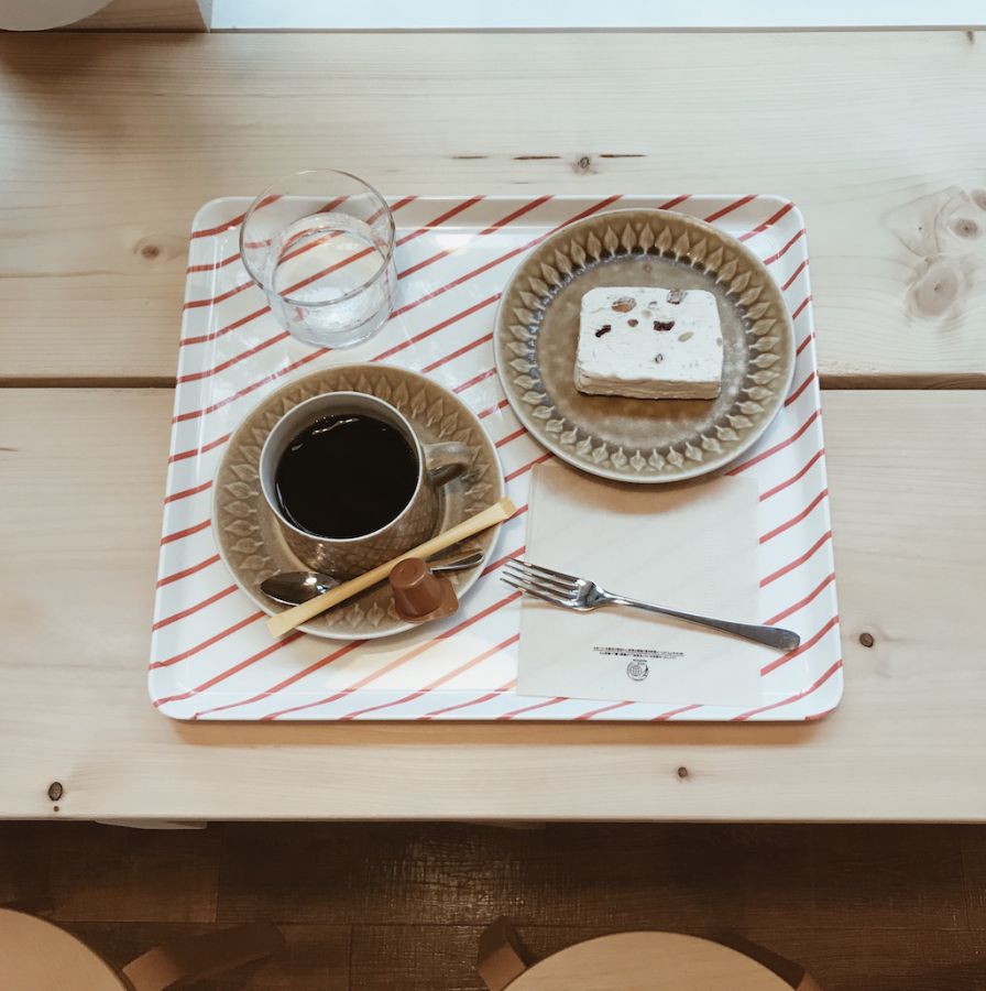 コーヒー450円、カッサータ450円（夏のメニュー）