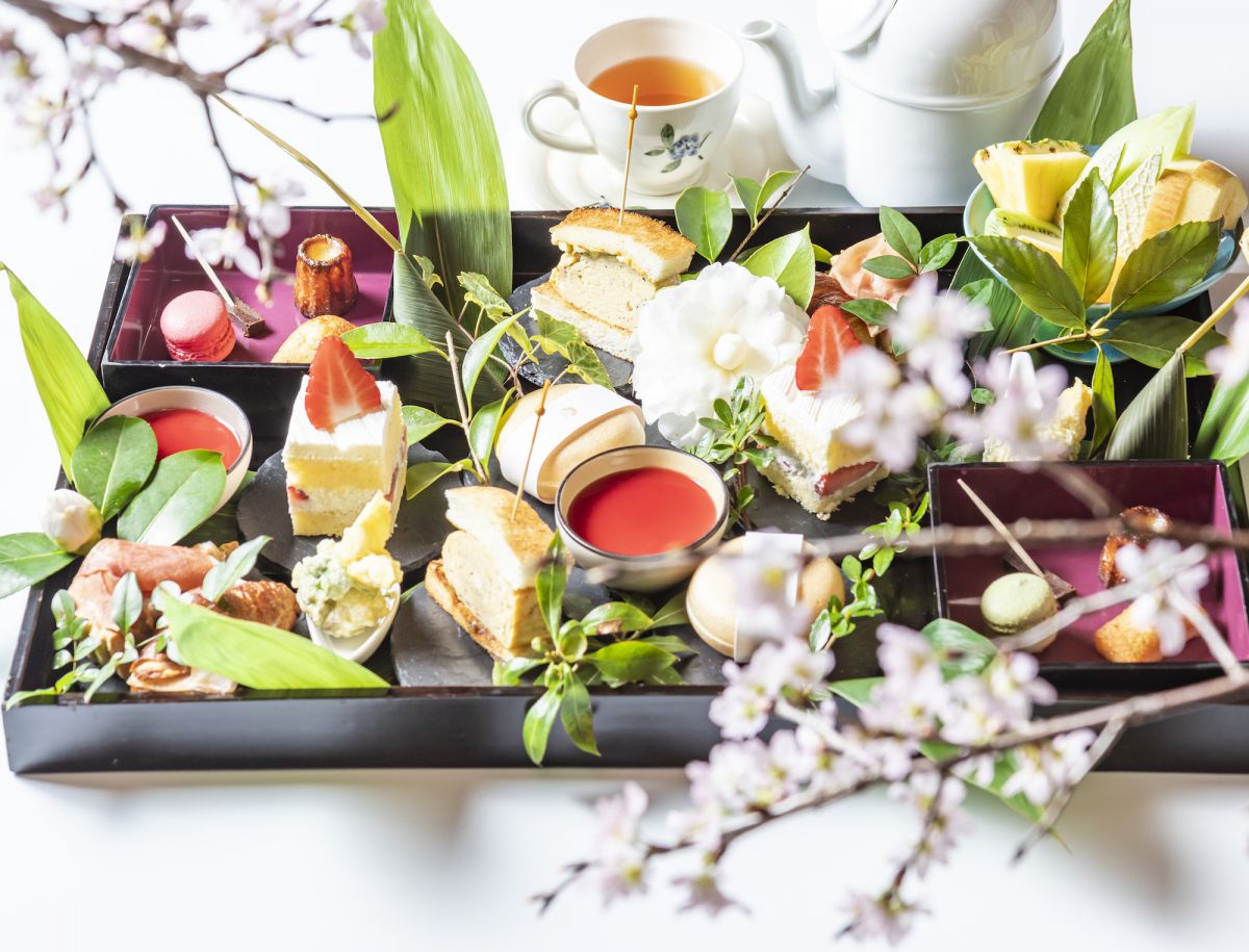 京都の春満喫！絶景の庭と楽しむ　桜アフタヌーンティー