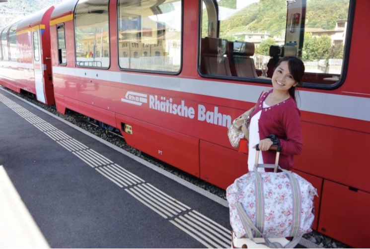 沿線、まるまる世界遺産！「レーティッシュ鉄道・ベルニナ線」