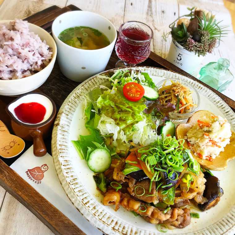 はぴえぐランチプレート　1300円