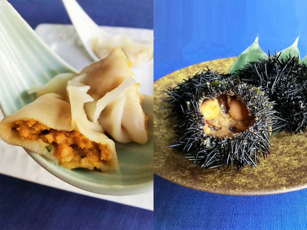 中国・大連の名物“濃厚ウニの水餃子”甘みがじゅわ～っと広がる！