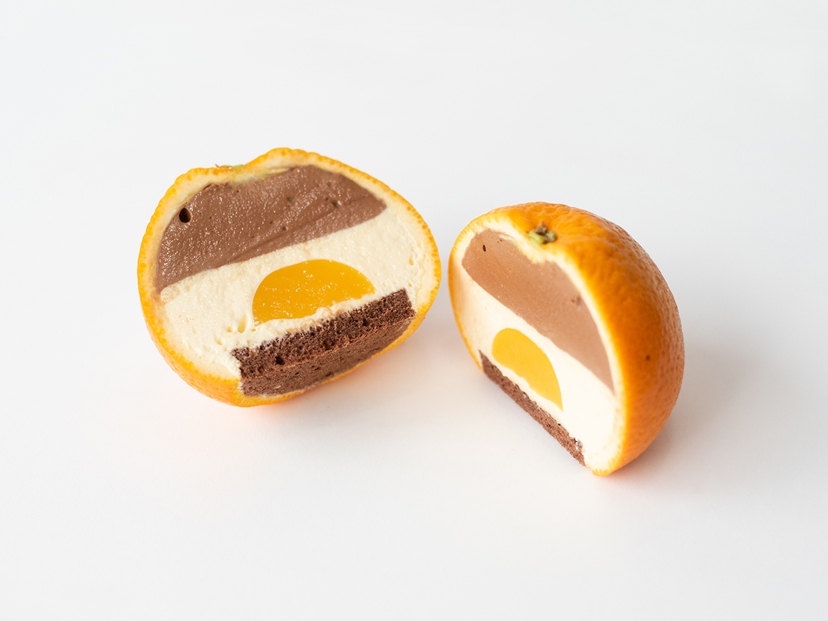 オレンジチョコレートムース1080円（注文は6個から）