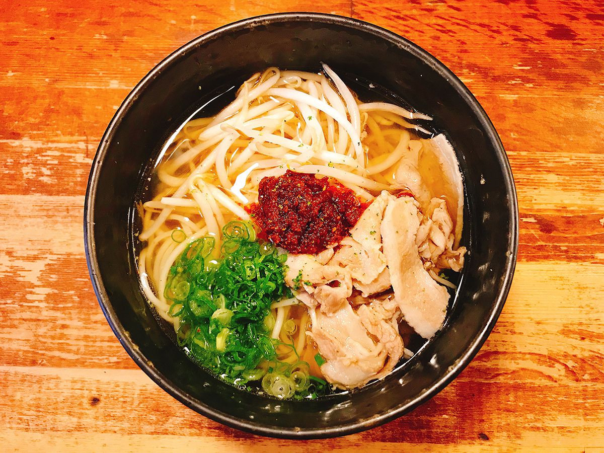 辛味噌壱兆温めん 900円（ハーフ 700円）