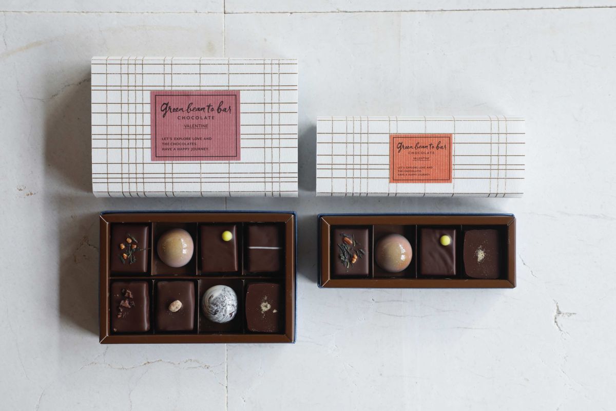 「VALENTINE COLLECTION」の「ボンボンショコラ」4個入り2160円。8個入り4320円（2019年1月19日から発売）