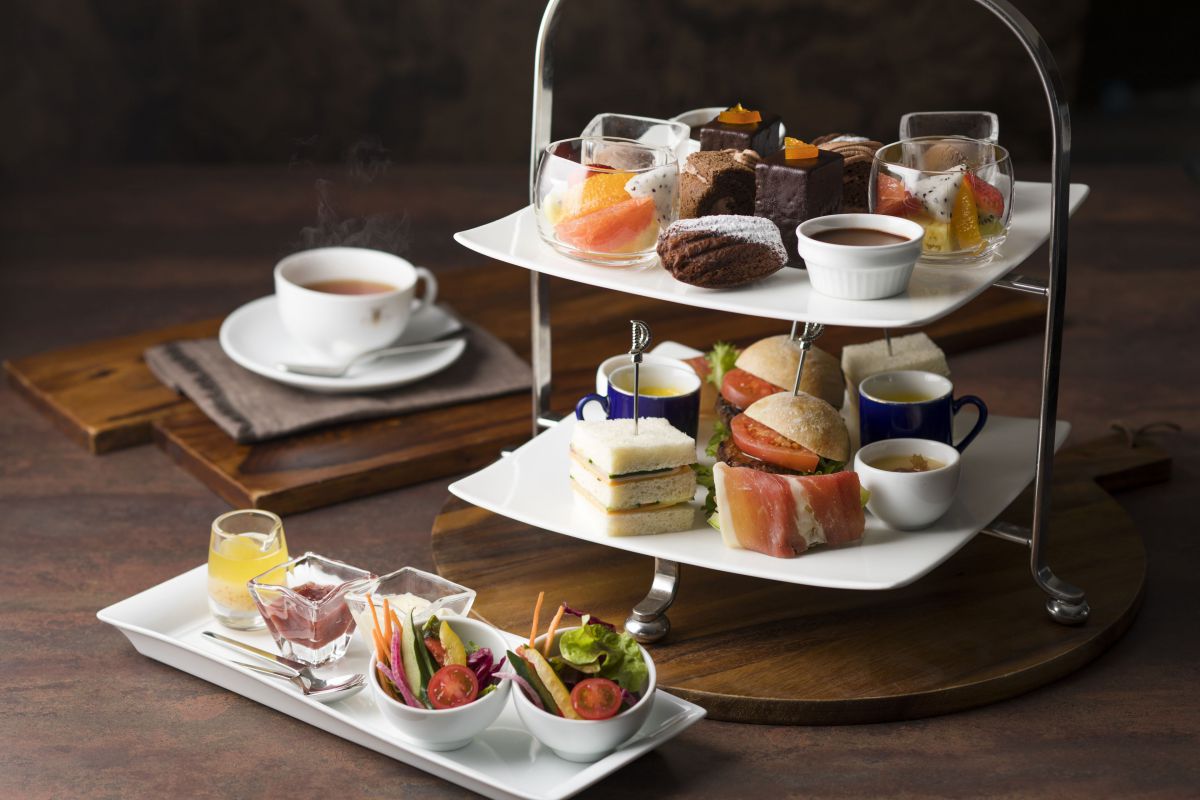 アフタヌーンティーセット3500円。2時間（14～16時）フリードリンク付。