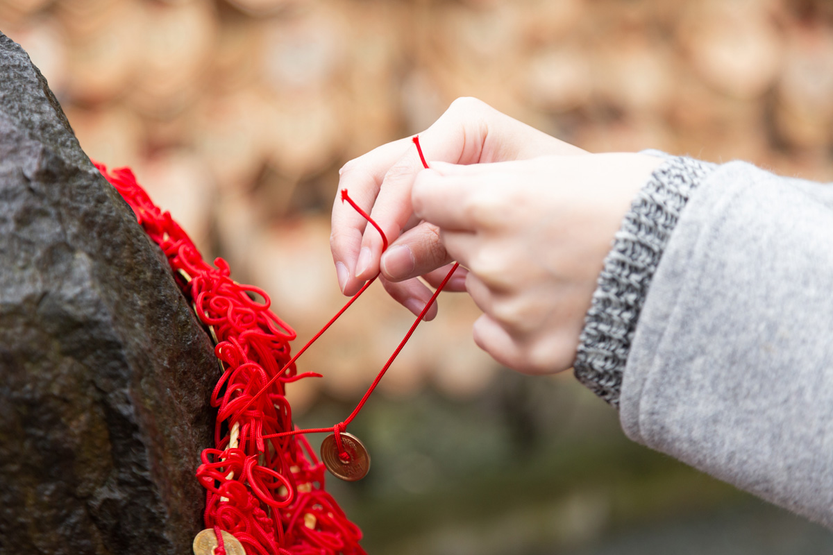 透明水彩画原画風景画未来鎌倉縁結び葛原岡神社 2025年最新