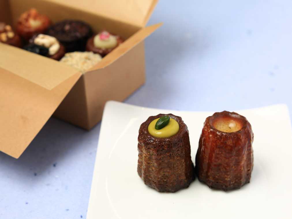 コロンとかわいい形がたまらない。贈り物にもぴったりのこだわりカヌレ