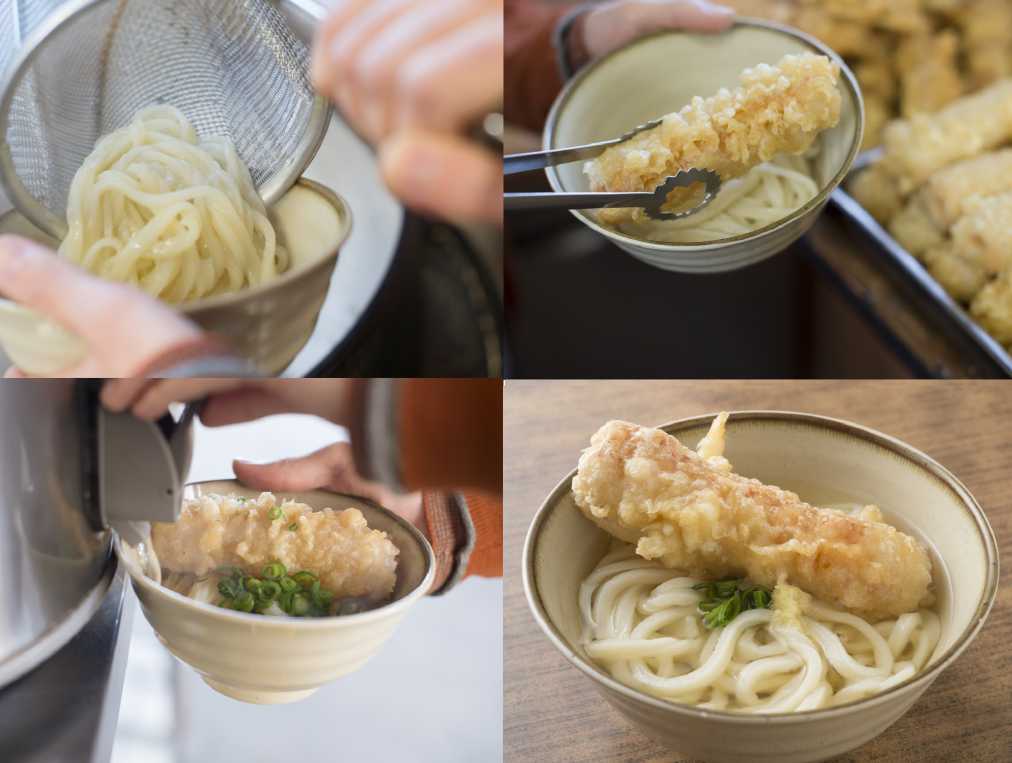 超絶人気のモチモチうどん。セルフスタイルで「My UDON」を作ろう