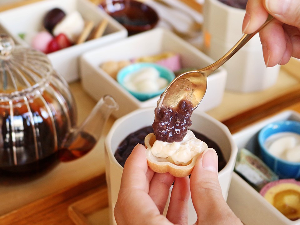 これぞ和の極み!?期間限定販売「あんこフォンデュ」は自分好みのスイーツが作れちゃう!