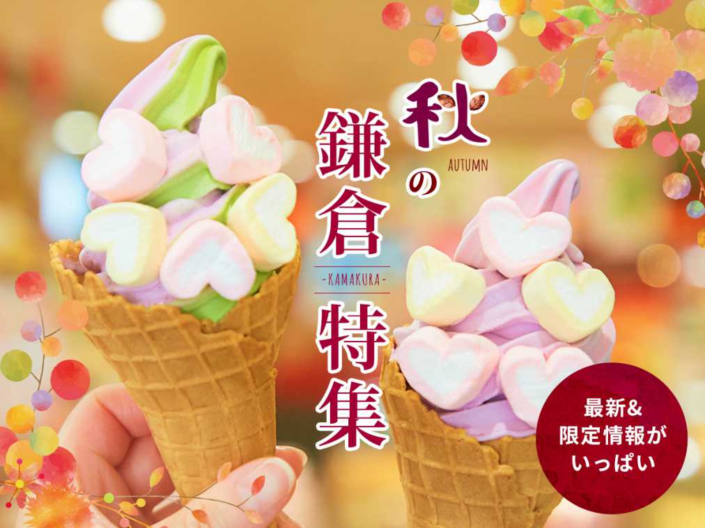 最新 & 限定情報がいっぱい！秋の鎌倉特集