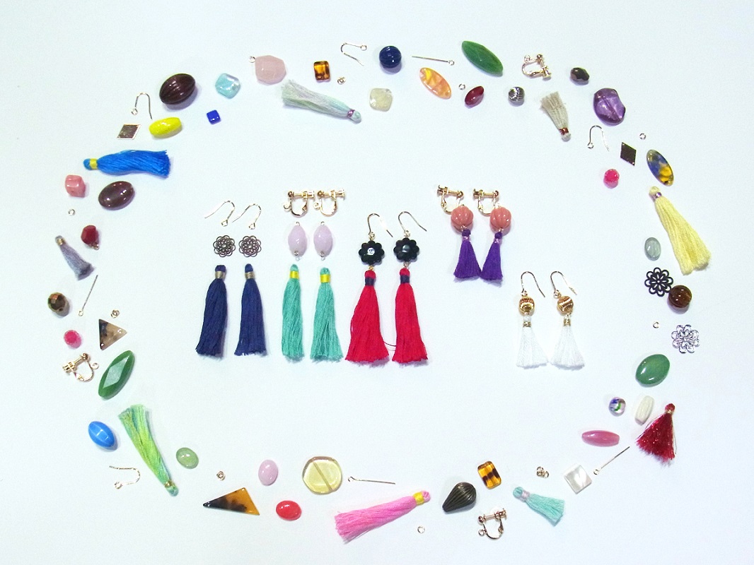 耳飾り製作体験　※参加費2500円