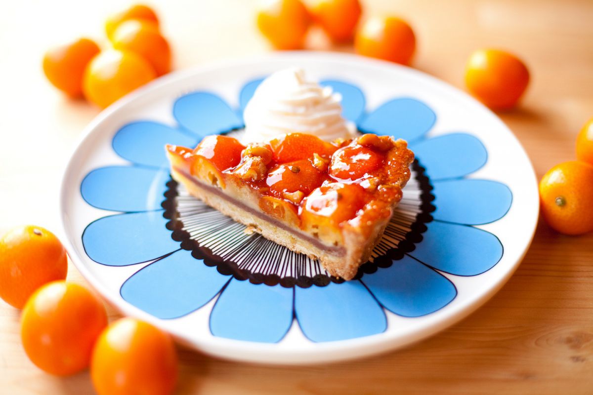 金柑と栗と胡桃のタルト550円（税込）