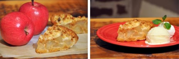 テイクアウト：1カット486円（税込） / イートイン：1カット 702円 バニラアイス・ソース添え （税込）