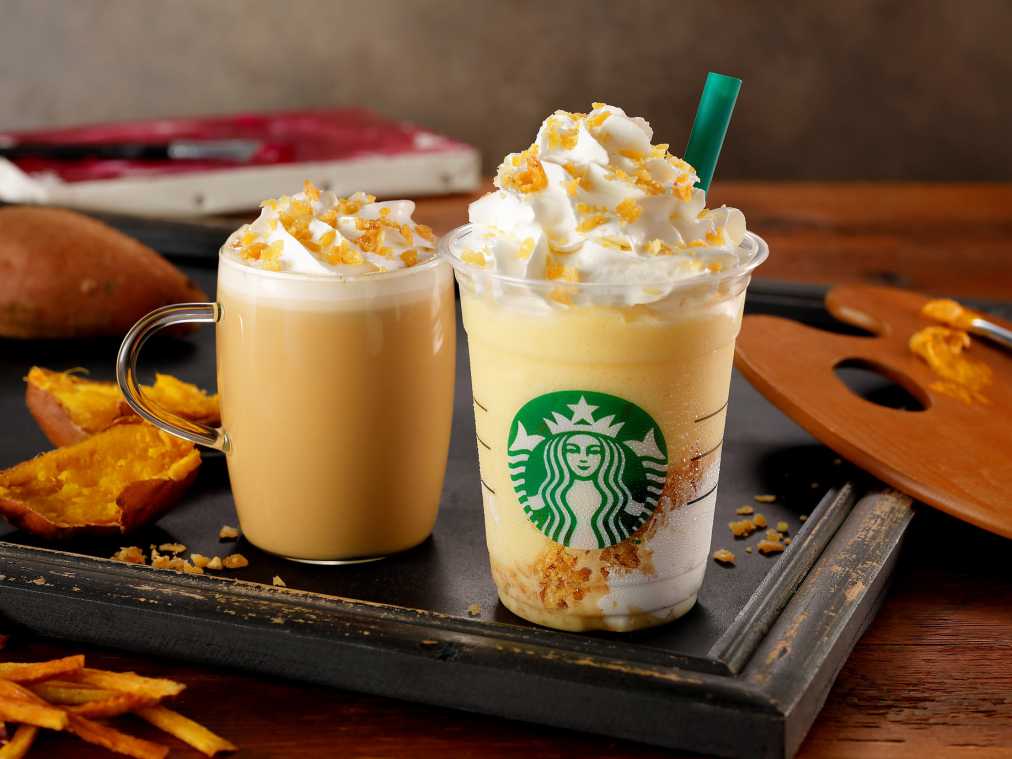 スタバの秋はアートフル！第2弾は「さつまいも」を“食感”で味わうビバレッジ