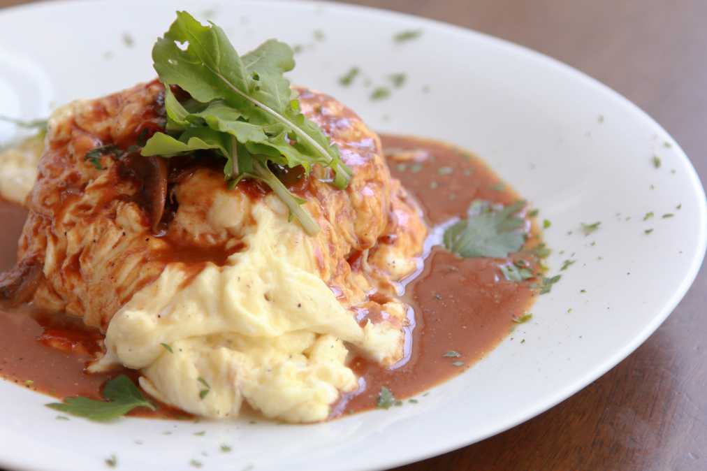 ふわふわ卵の玄米オムライス1000円