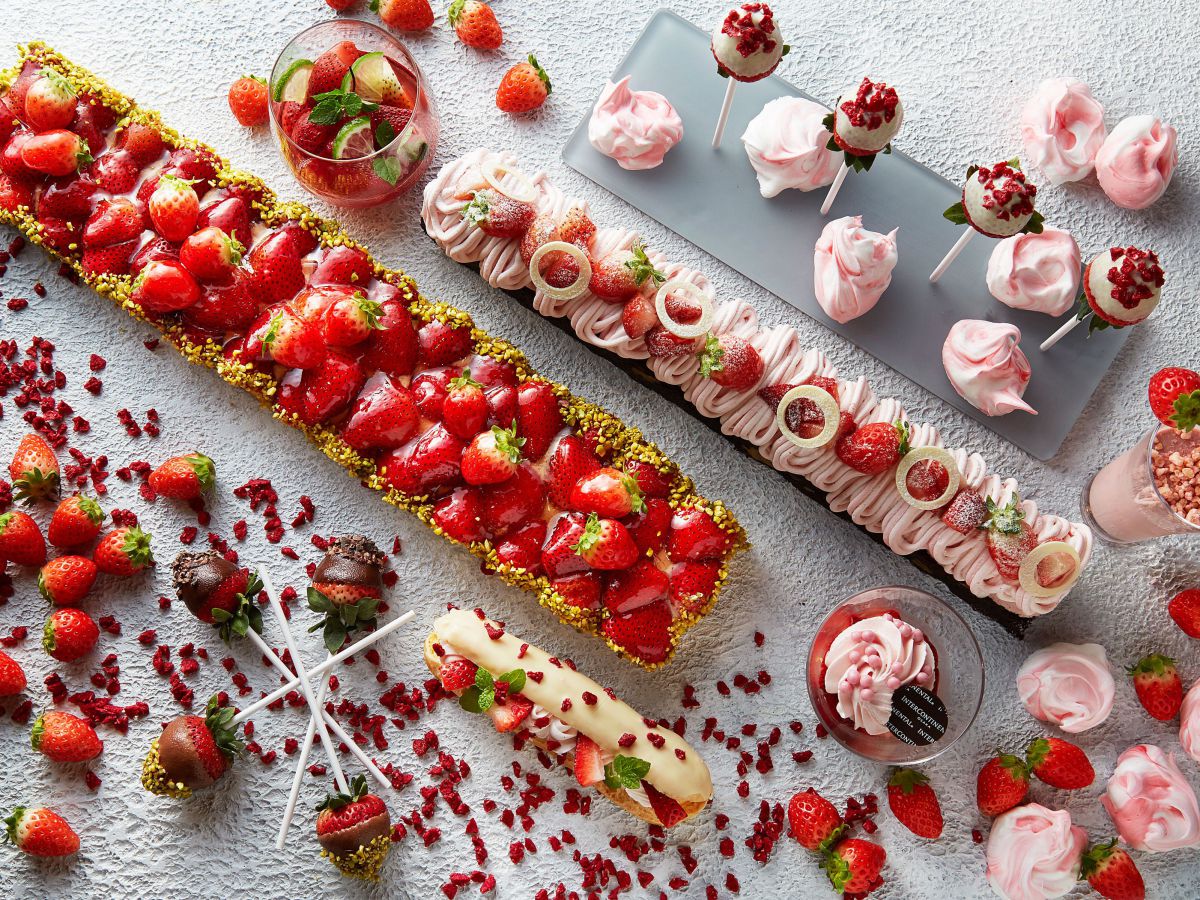 予約殺到！インターコンチネンタルホテル大阪のイチゴビュッフェ開催！